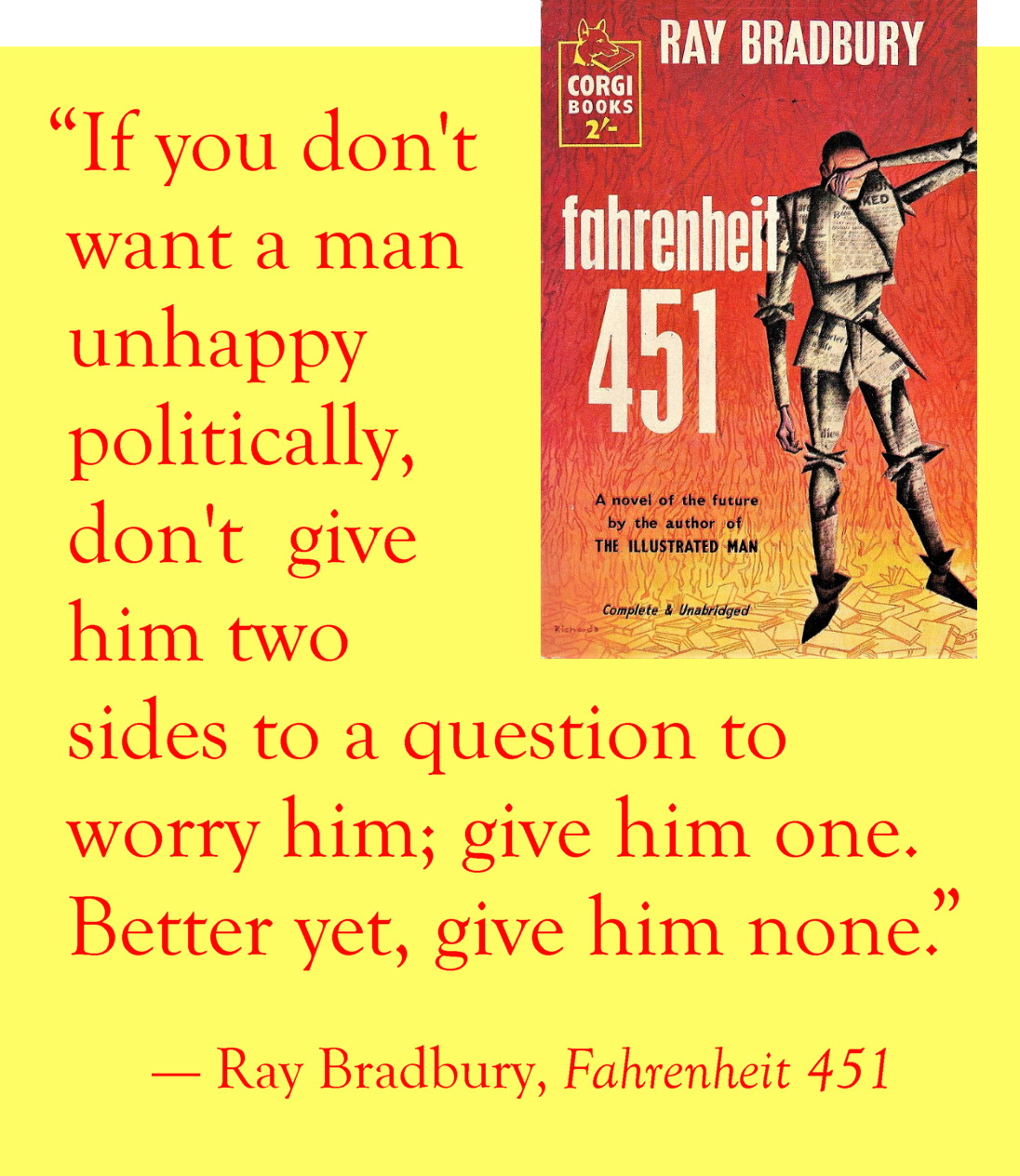Censorship Fahrenheit 451 Quotes