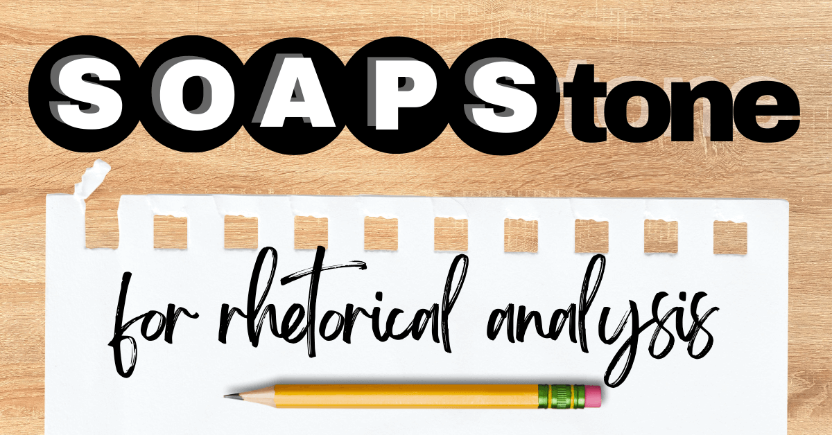 SOAPStone Strategy for Rhetorical Analysis Writing The Wave