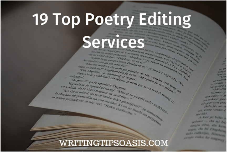 19 Top Poetry Editing Services Writing Tips Oasis