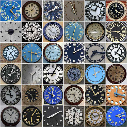 Clock Collage Writing Your Life
