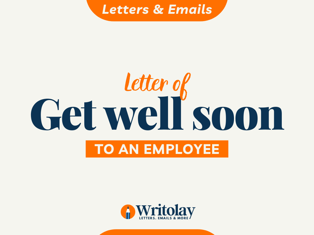 Get Well Soon Letter To Employee 4 Templates