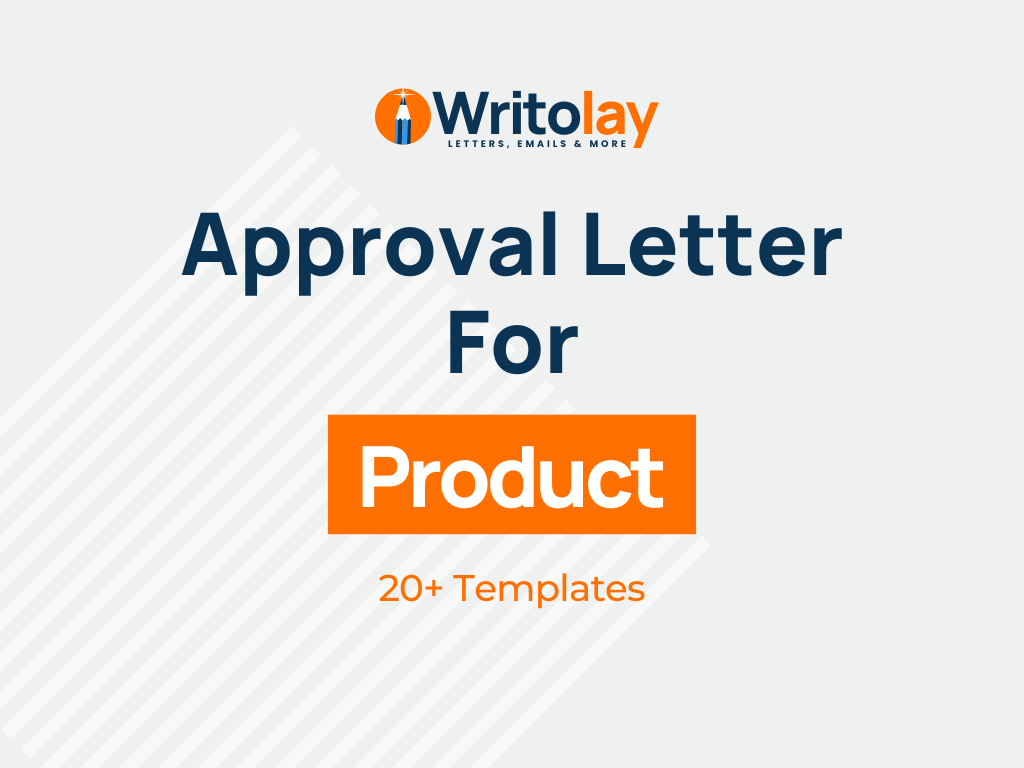 Product Approval Letter 4 Templates Writolay