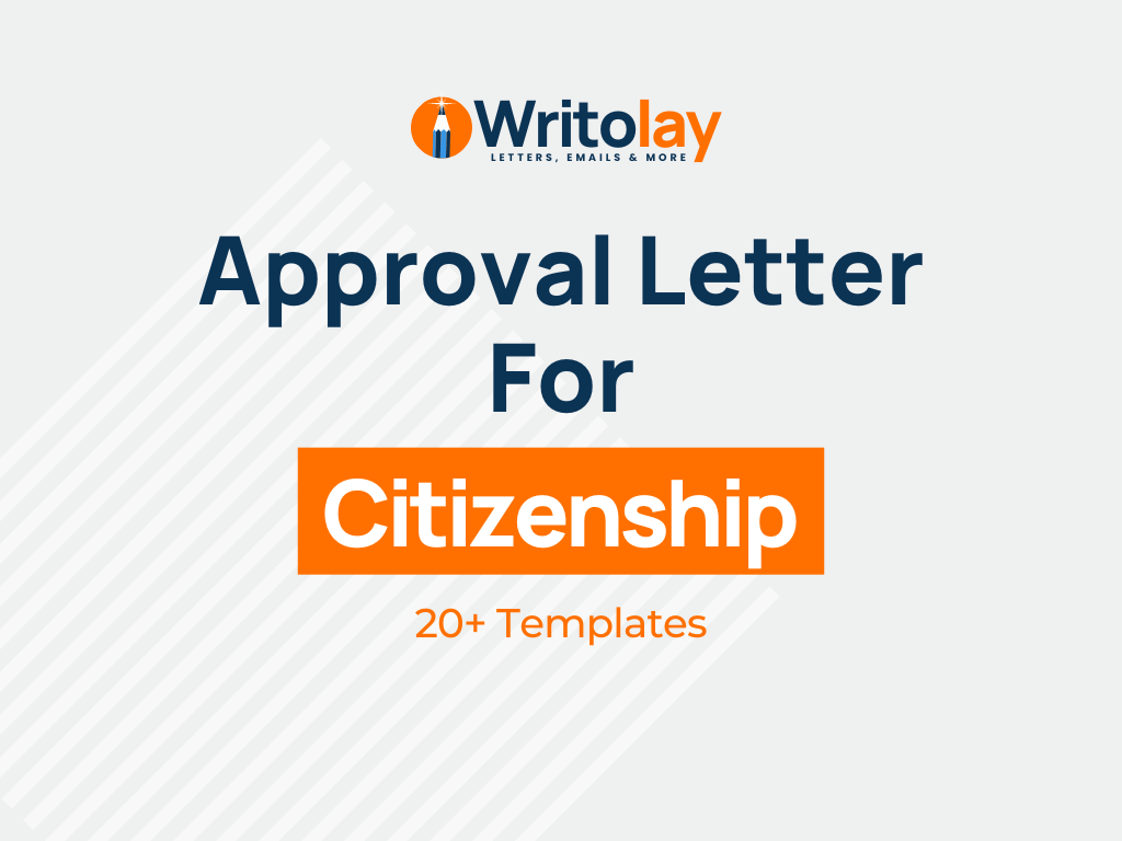 Citizenship Approval Letter 4 Templates Writolay