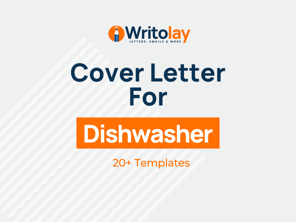 Cover Letter Examples For Dishwasher at Harold Klein blog