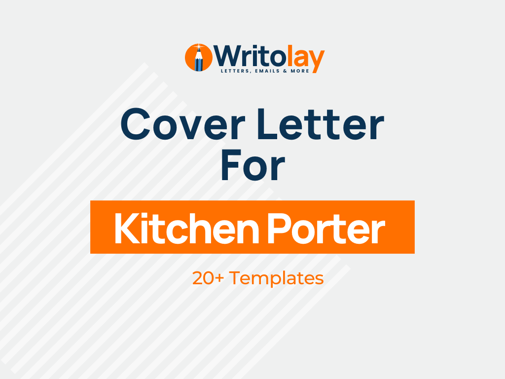 Kitchen Porter Cover Letter 10 Templates Writolay