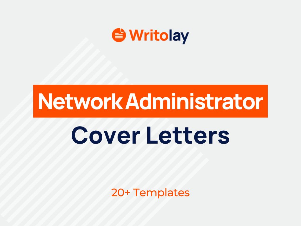 Network Administrator Cover Letter 6 Templates Writolay