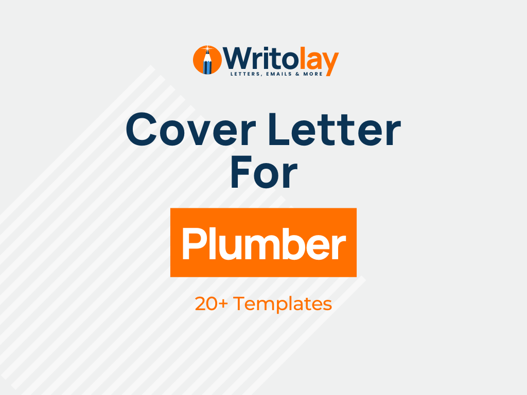 Plumber Cover Letter 4 Templates