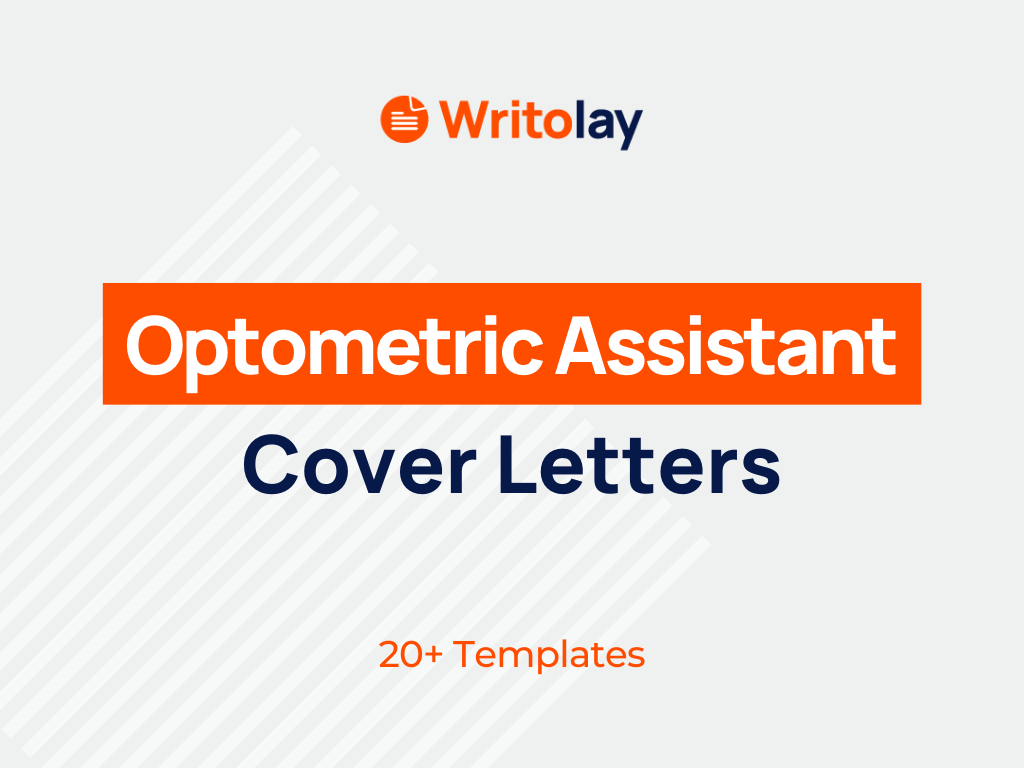 Optometric Assistant Cover Letter Example 4 Templates Writolay