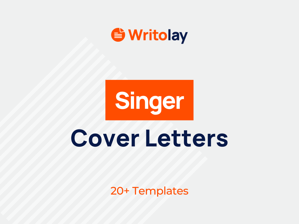 Singer Cover Letter Examples 4 Templates Writolay