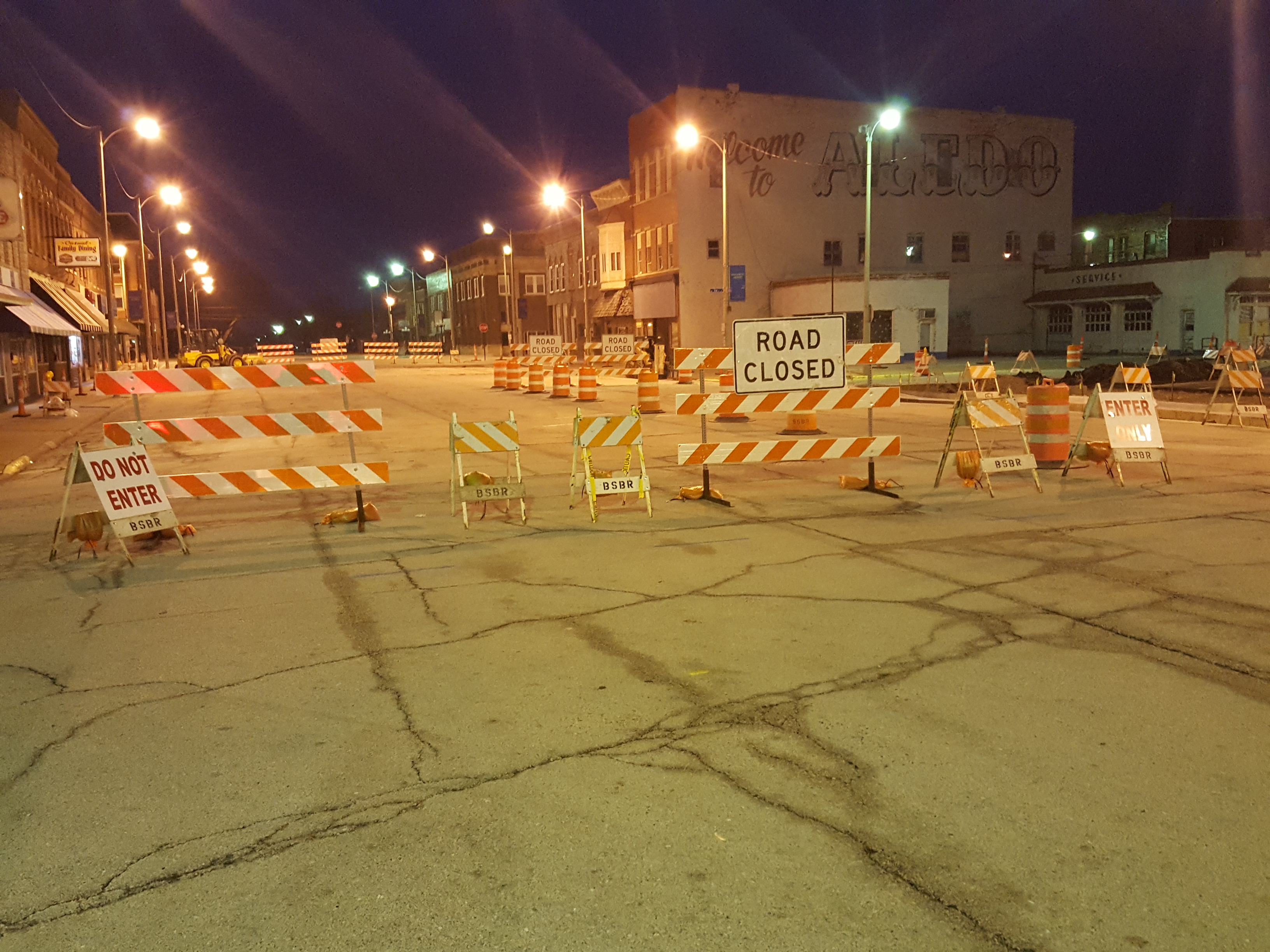 Latest Downtown Aledo Street Project Underway