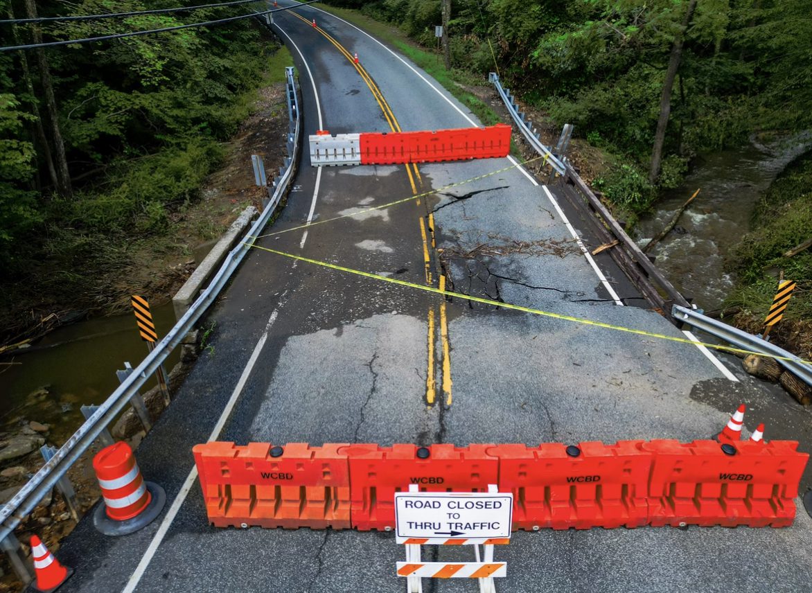 Photos Heavy rain causes bridge collapse, flooding in Warren County