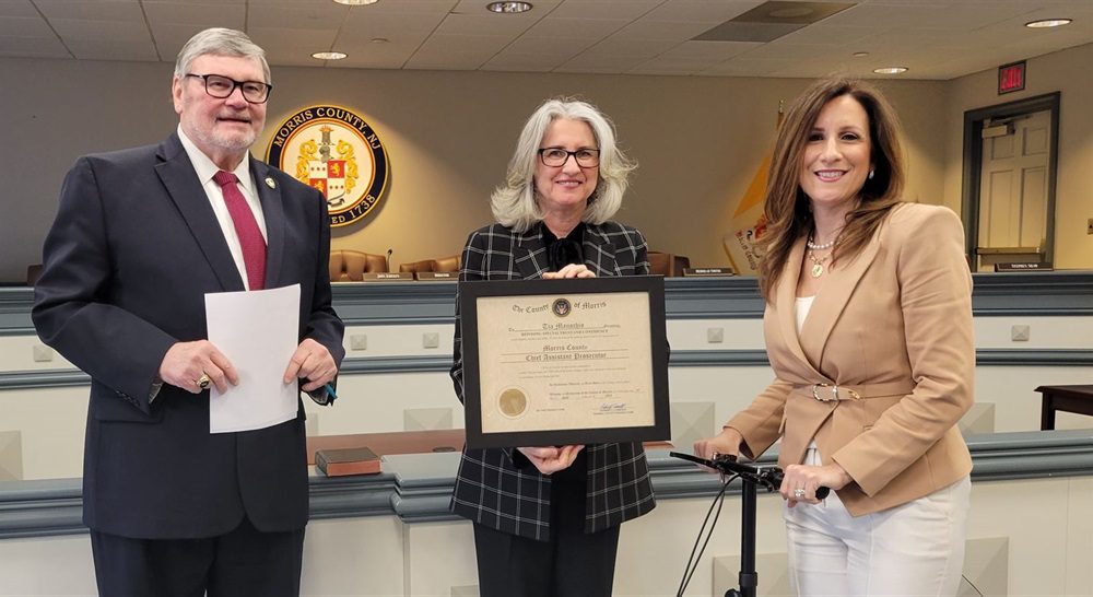 Morris County Prosecutor's Office holds promotional ceremony for new