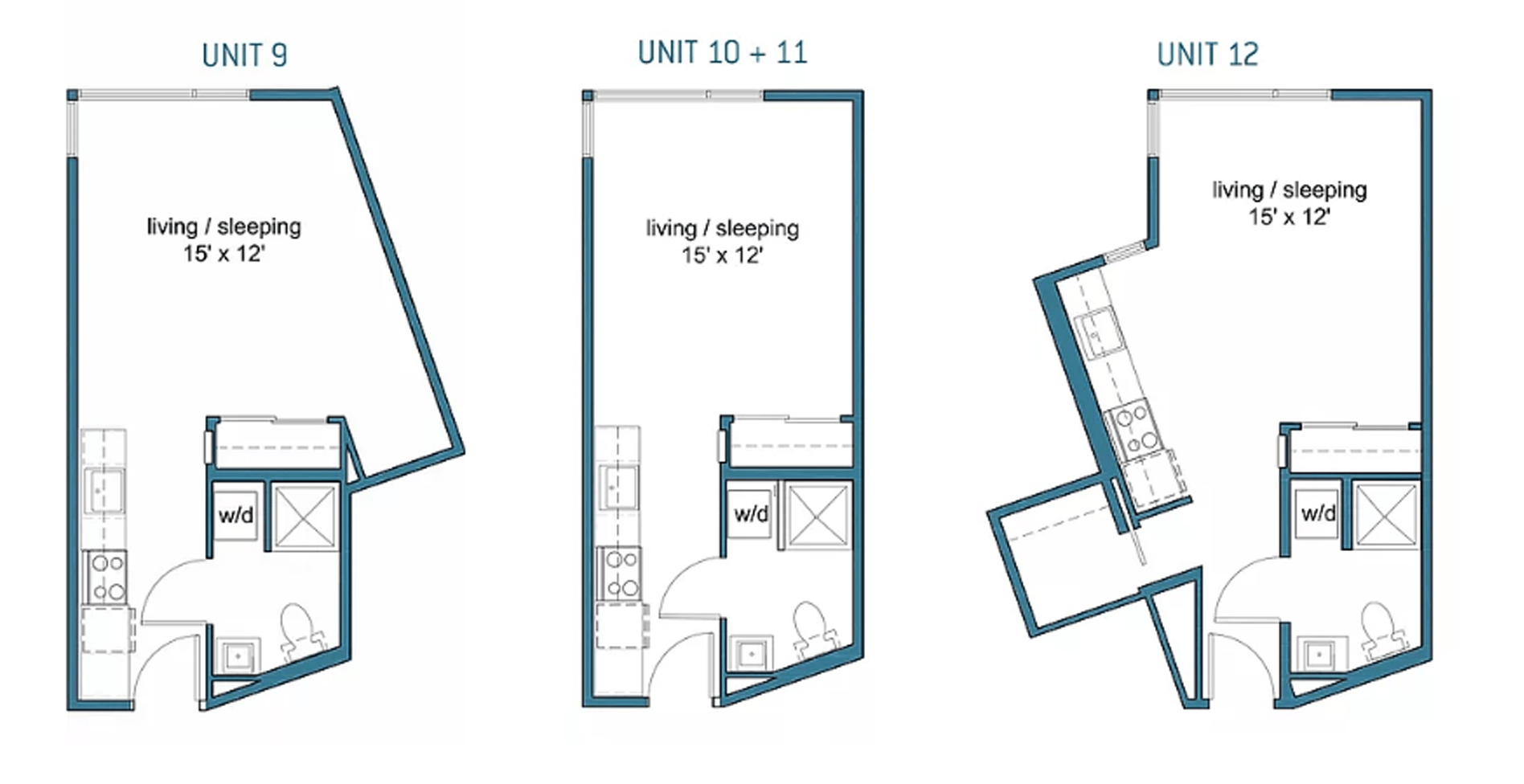 Floor Plans Seattle Apartments for Rent Capitol Hill, Lake Union