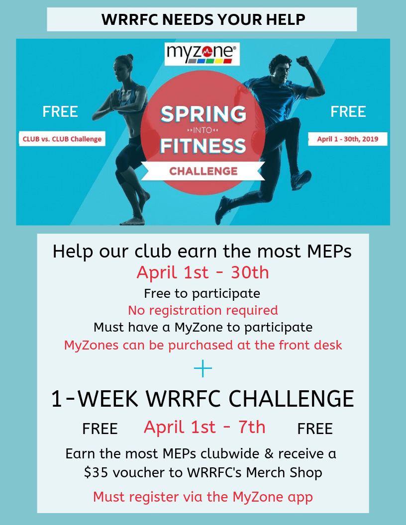 Spring Challenge Flyer Western Reserve Racquet and Fitness Club