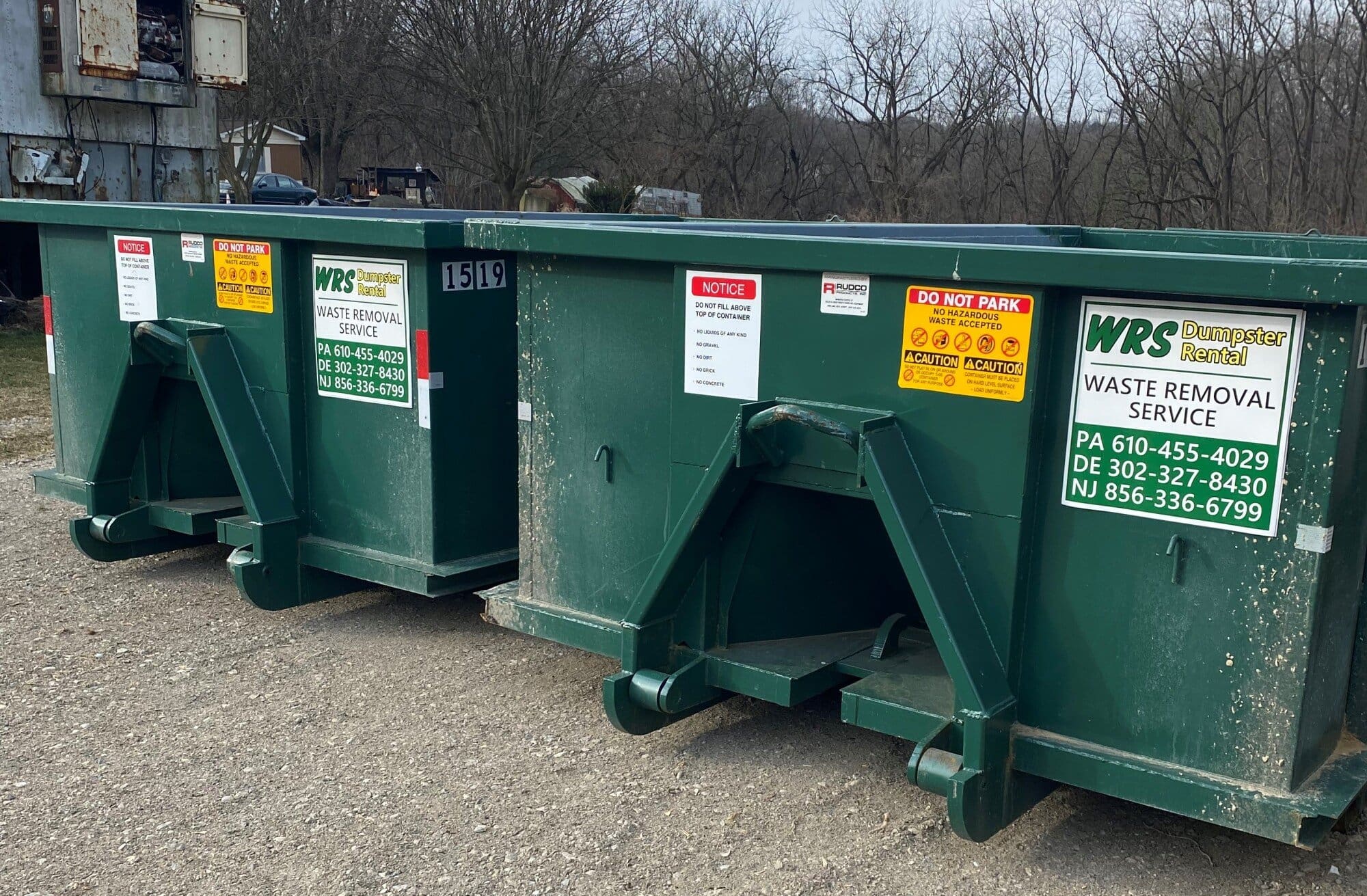 Dumpster Rental in Brandywine, DE WRS Dumpster Rentals