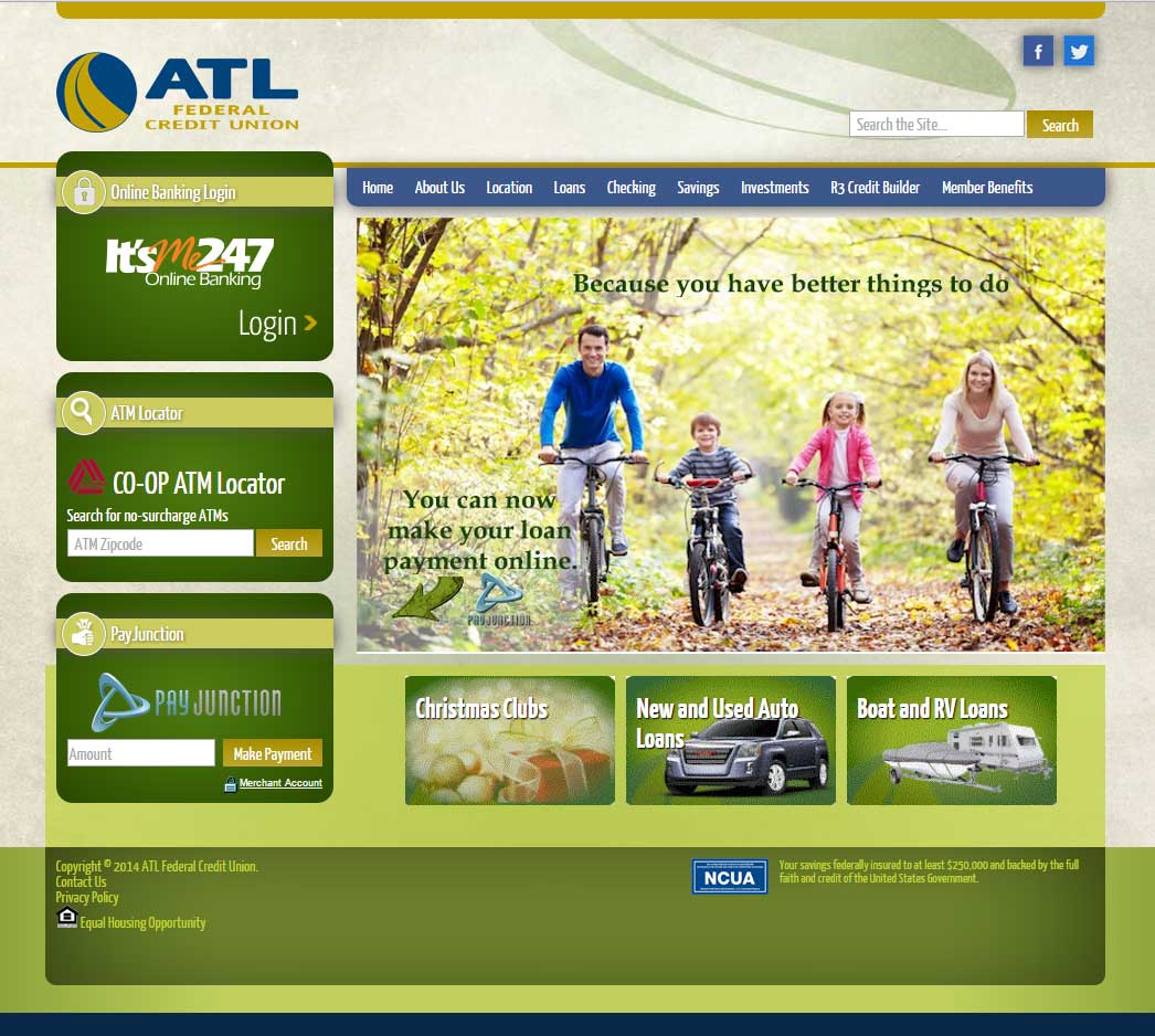 ATL Federal Credit Union Launches New Website CU*Answers Web Services