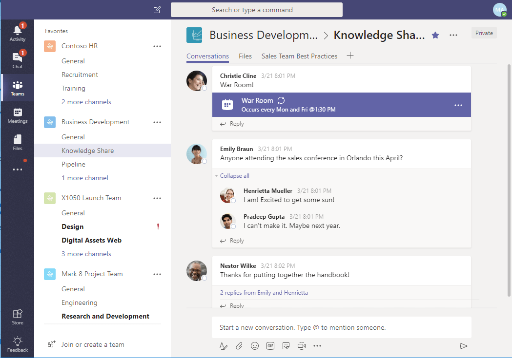 Microsoft Teams Wellington Street Consulting