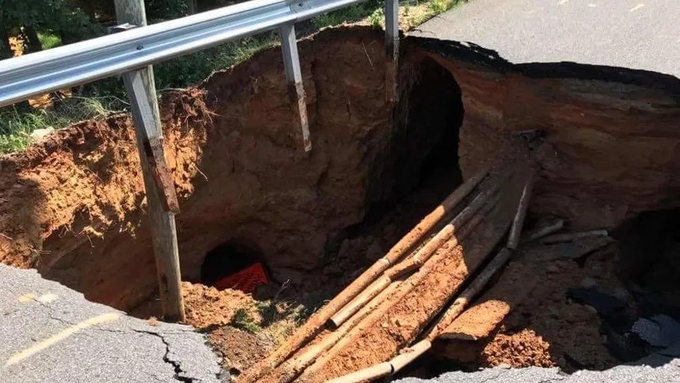 Fort Ave. should open Thursday after sinkhole repairs WSET