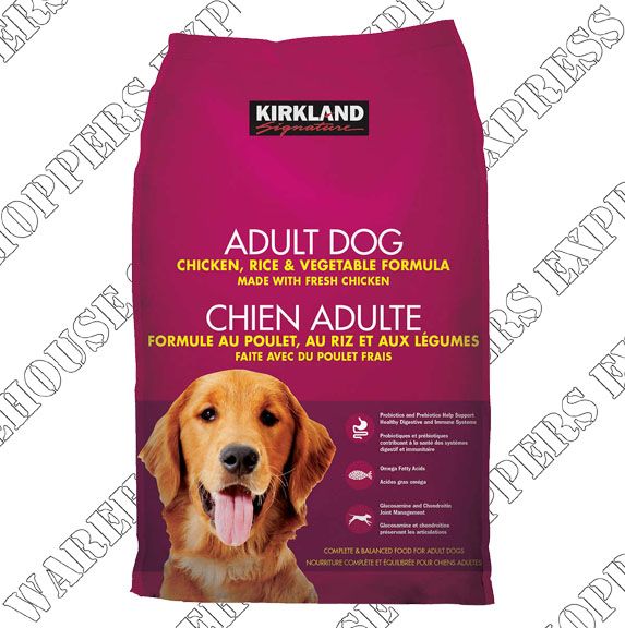 Kirkland Signature Chicken & Rice Performance Dry Dog Food Warehouse Shoppers Express