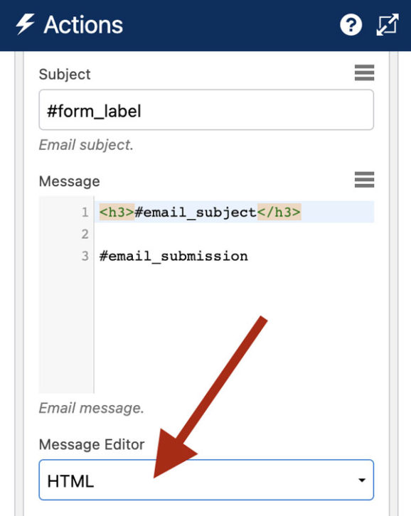 Writing Custom HTML for Emails WS Form