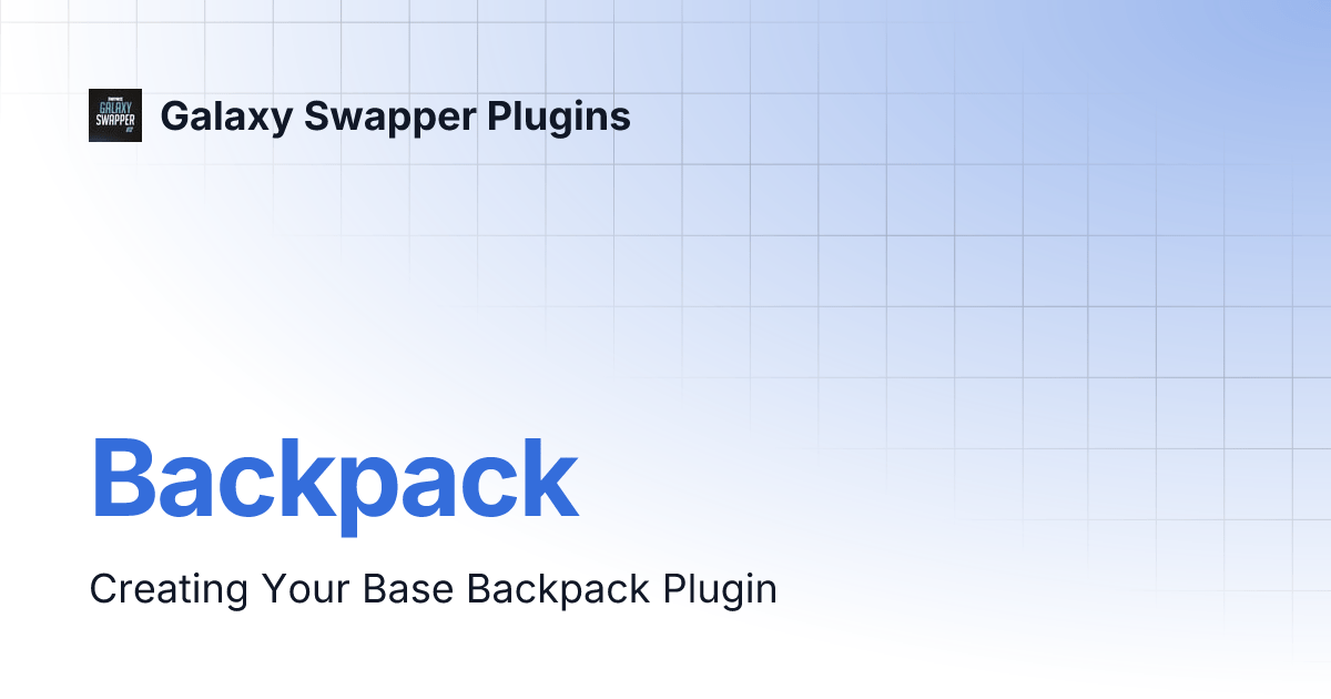 Backpack Galaxy Swapper Plugins