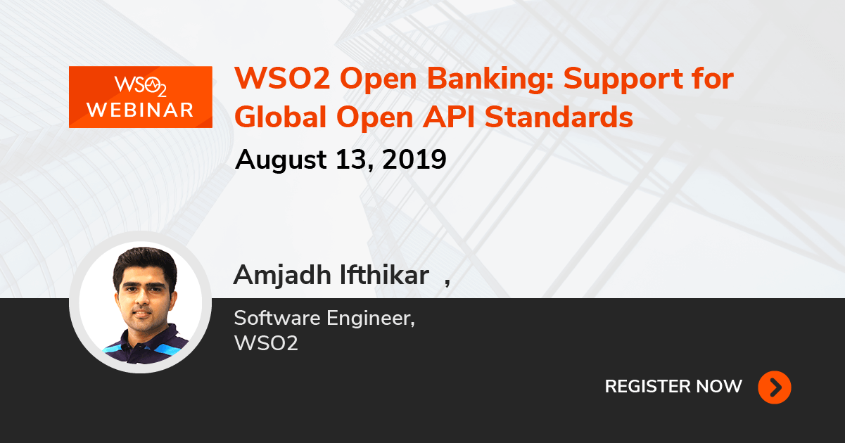 WSO2 Open Banking Support for Global Open API Standards