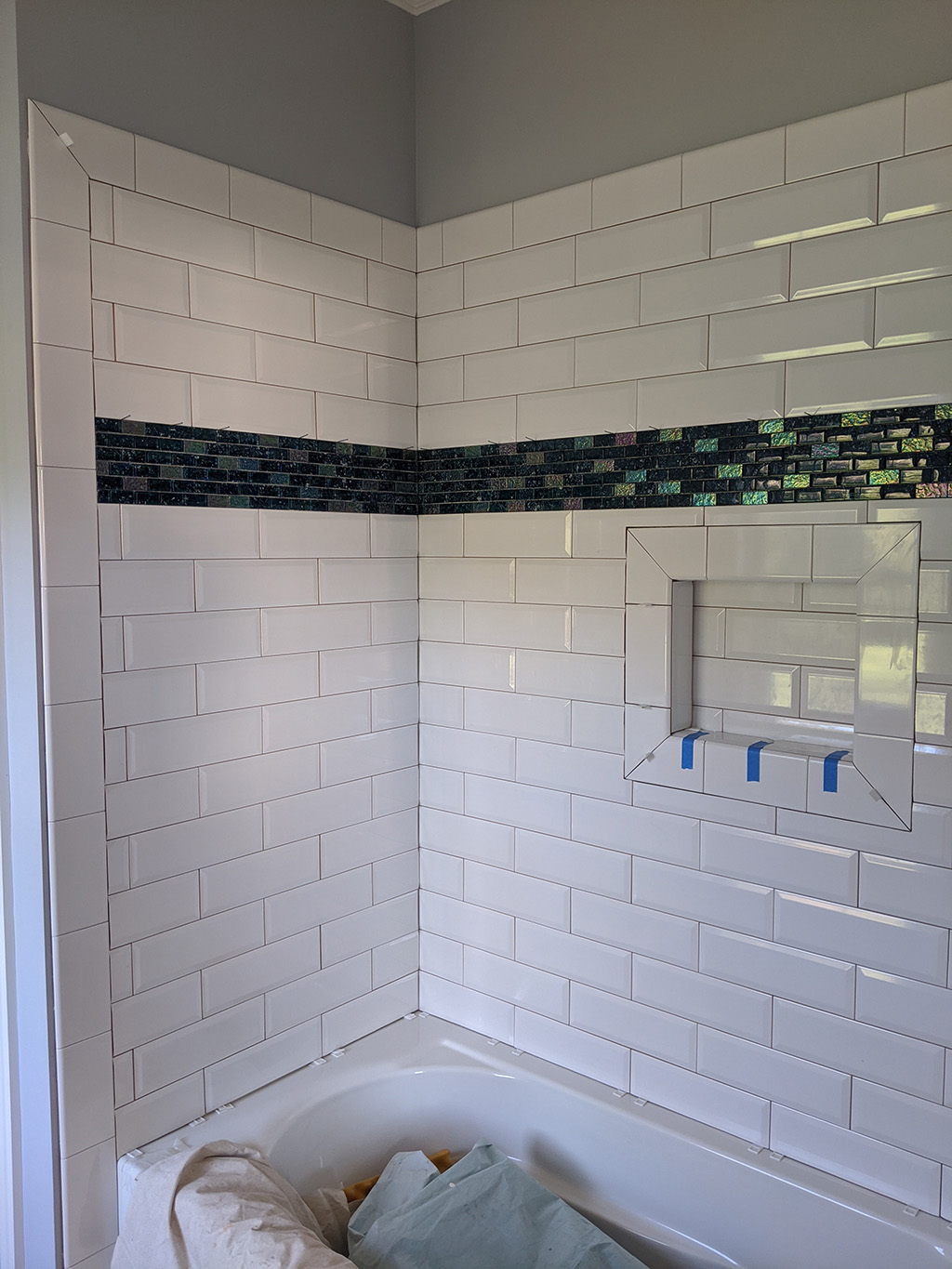 Tiled Tub Surround – Whispering Stream Renovations Inc.