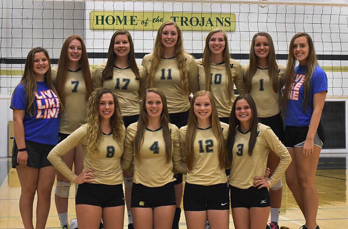 Volleyball nine seniors leave Trojan court with a win West Side Story