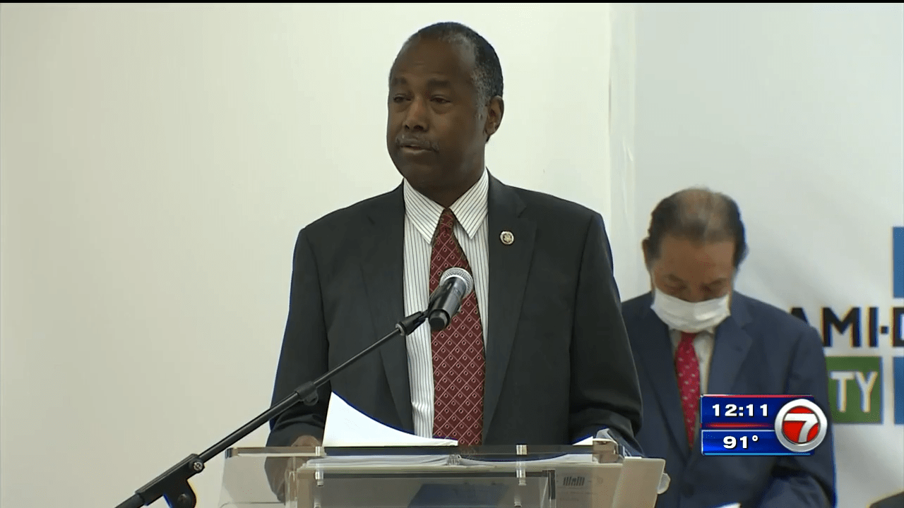 HUD Secretary Dr. Ben Carson attends groundbreaking ceremony for