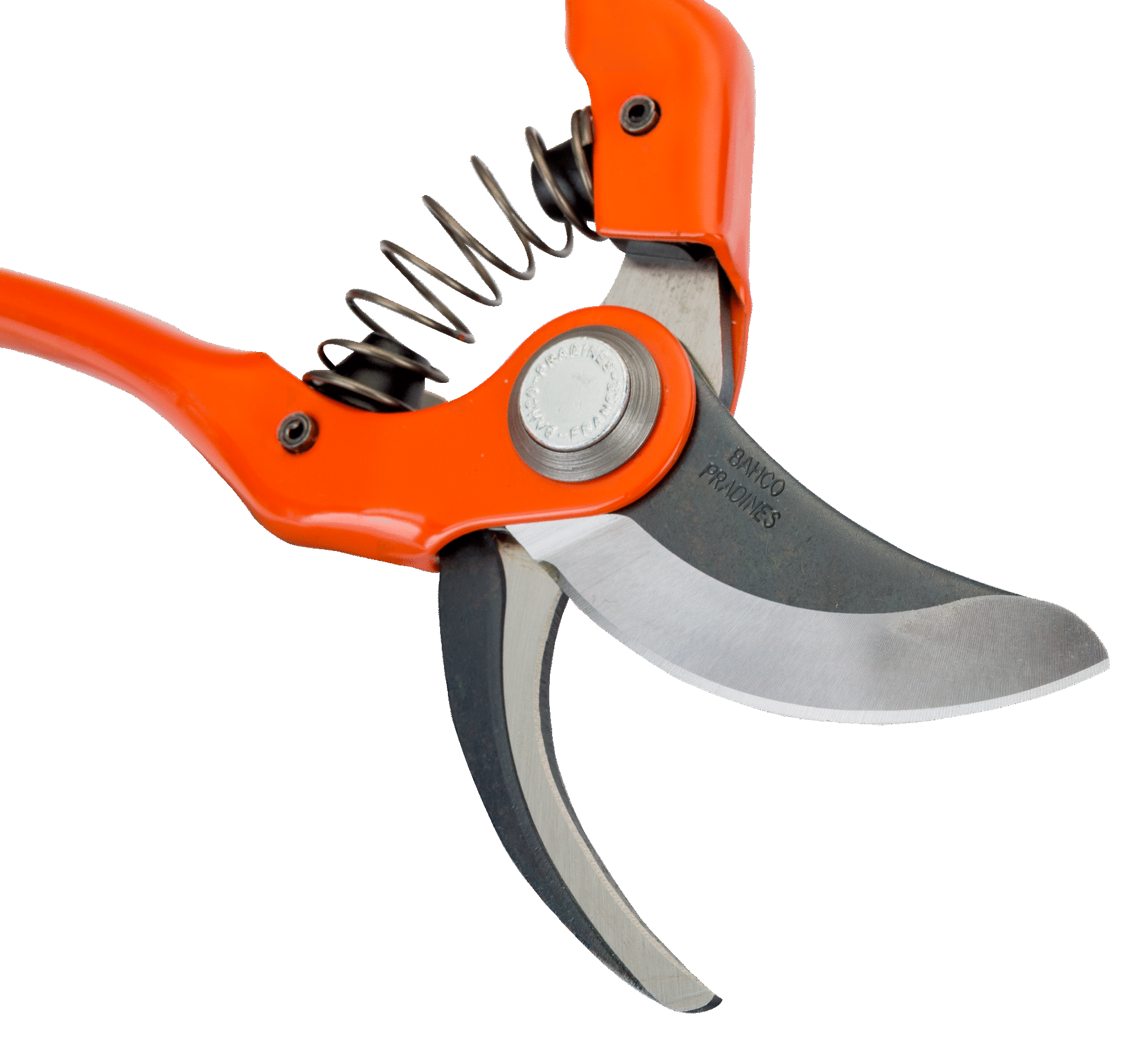 Bahco Bypass Secateurs with Stamped/Pressed Steel Handle and Angled Cutting Head P12123F WT
