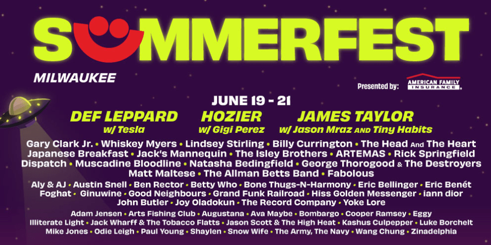 Summerfest announces full 2025 lineup - WTMJ
