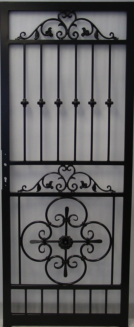 218 mod Steel Security Storm Door West Tennessee Ornamental Door