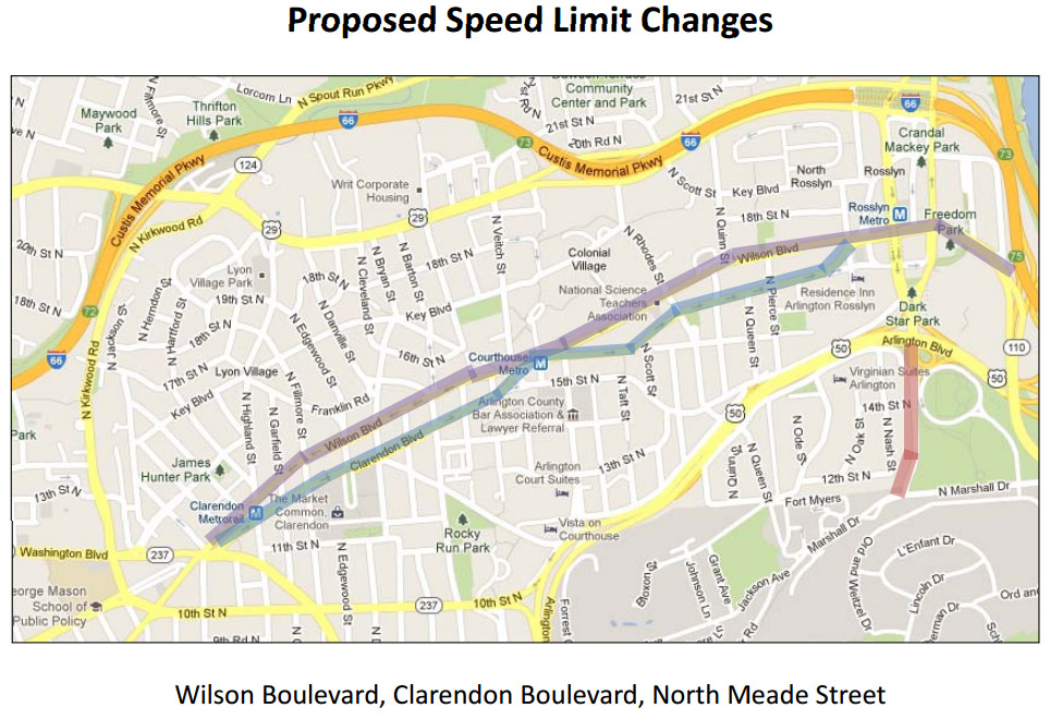 Arlington may lower speed limit in downtown areas WTOP News