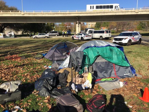 Homeless people say they are staying at D.C. encampment WTOP