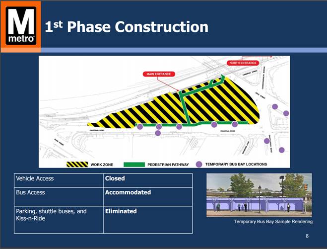 King Street Metro Map Metro plans to eliminate parking in favor of bus bays at King Street