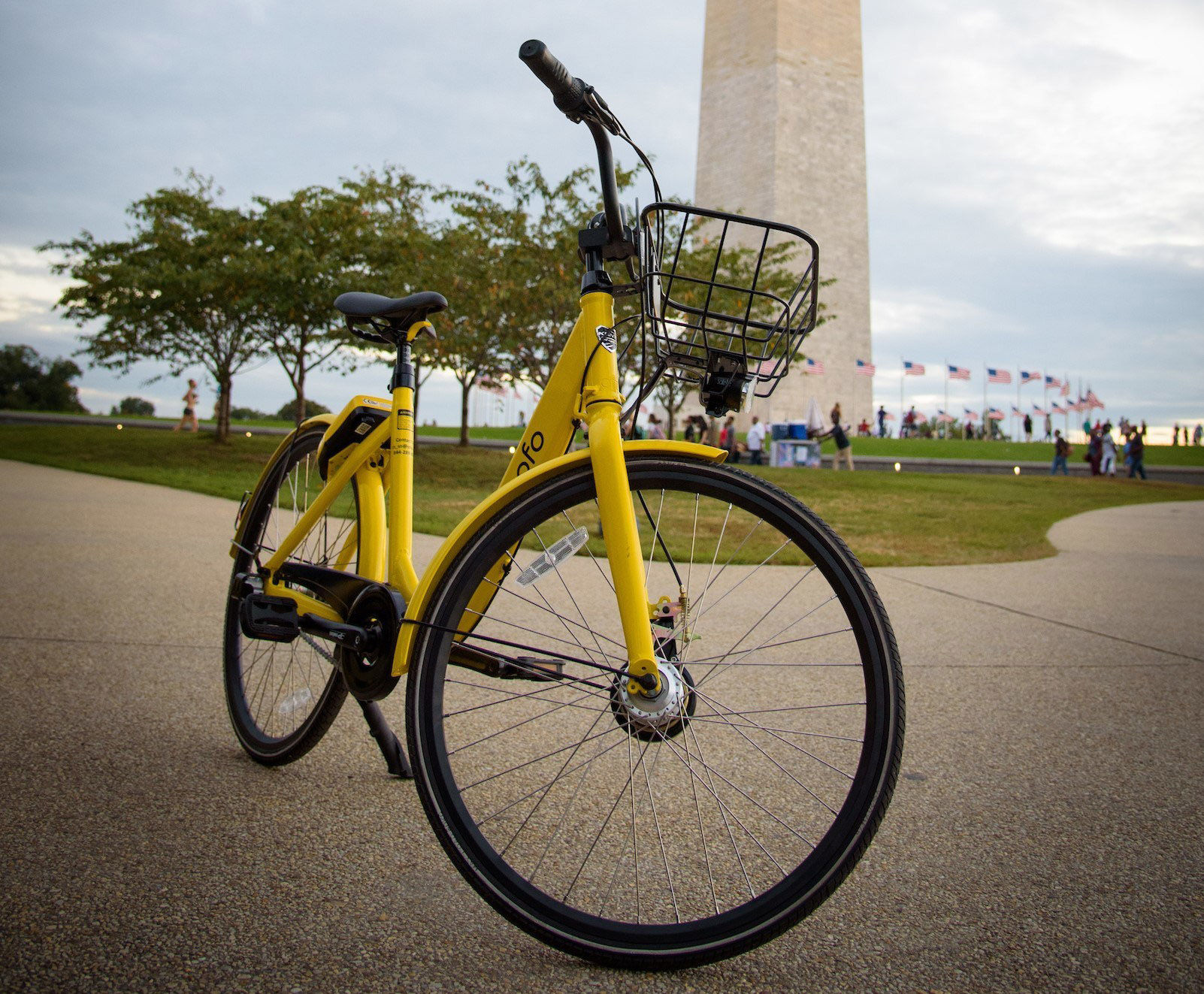 Ofo rolls yellow bikes into DC; joins other dockless bike apps for