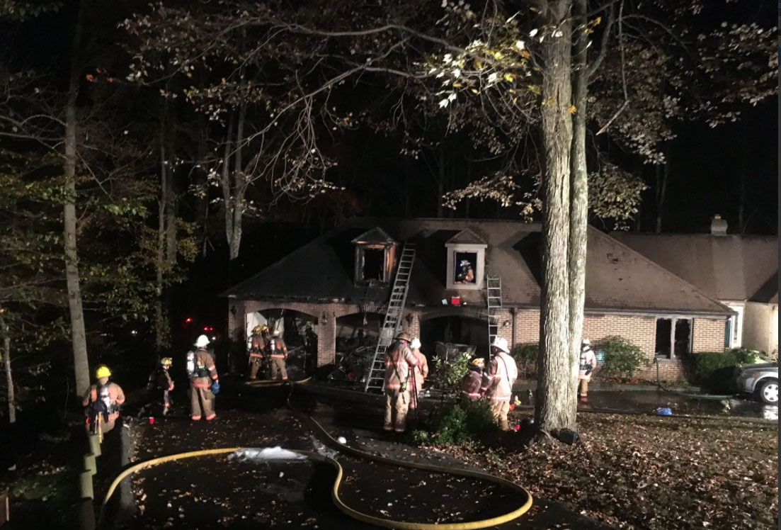 Accidental garage fire destroys Brookeville home, causes 600K damage