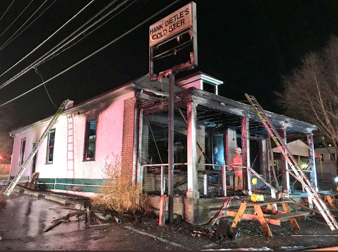 Rockville’s oldest bar, Hank Dietle’s Tavern, destroyed by morning fire