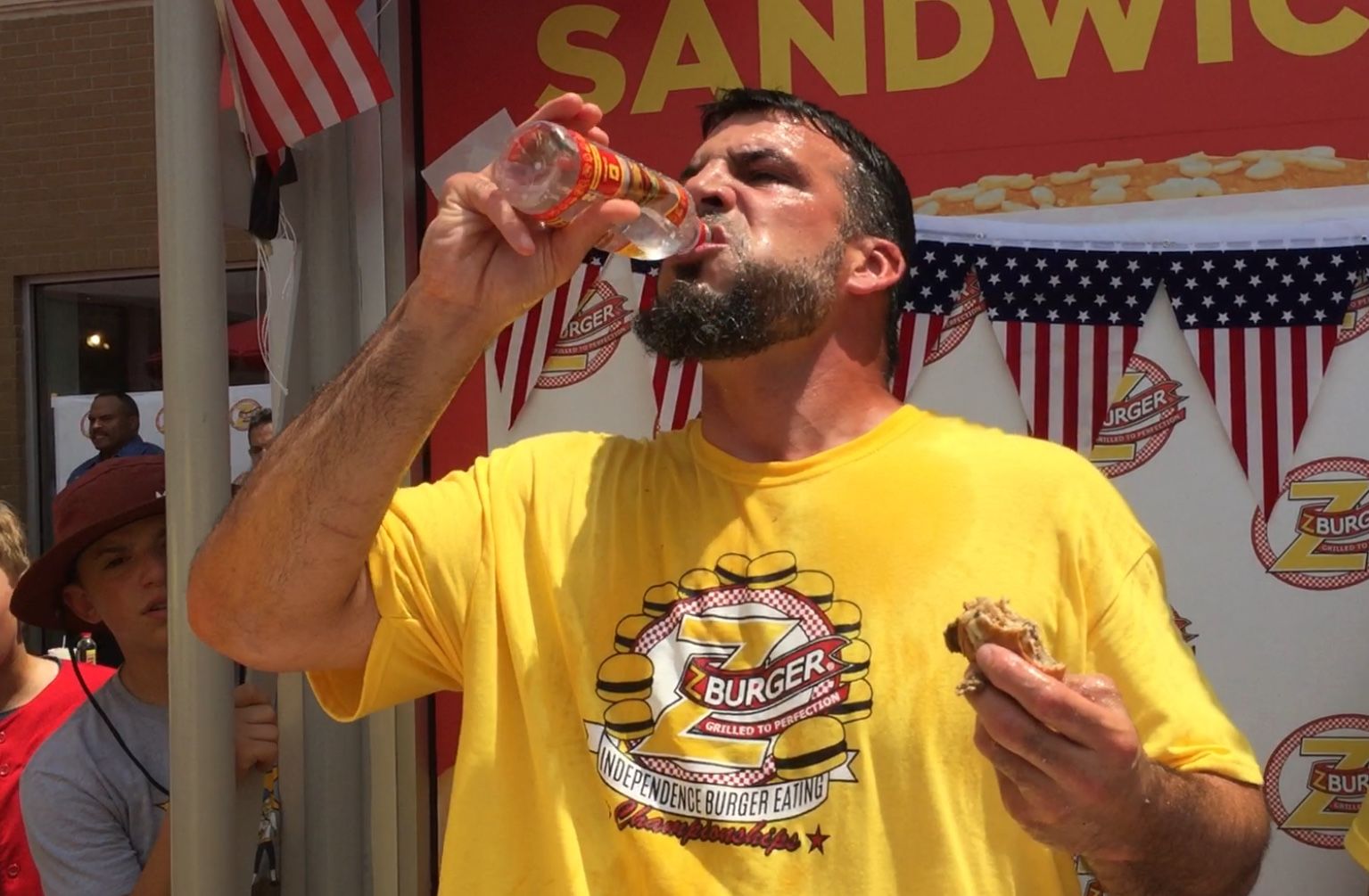Burger binge Top competitive eaters chow down in Tenleytown WTOP News