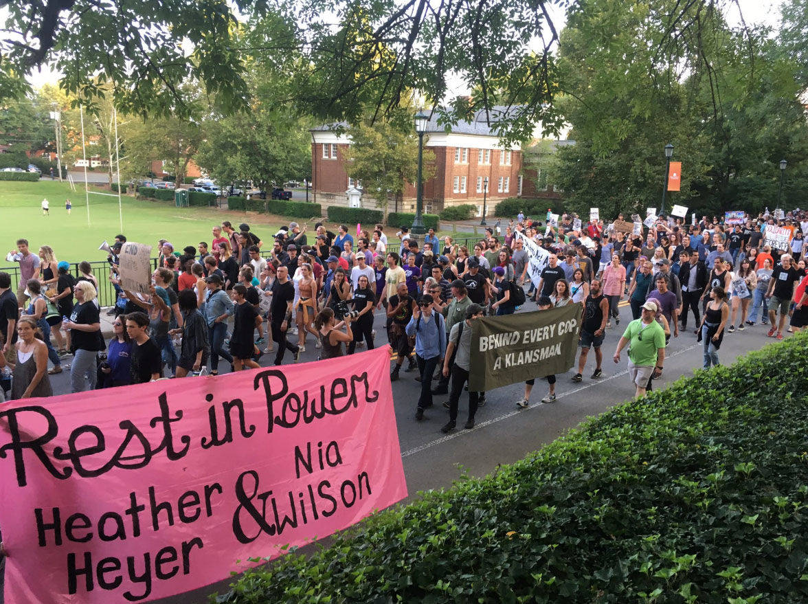 PHOTOS Studentled protest ‘Rally for Justice’ criticizes U.Va