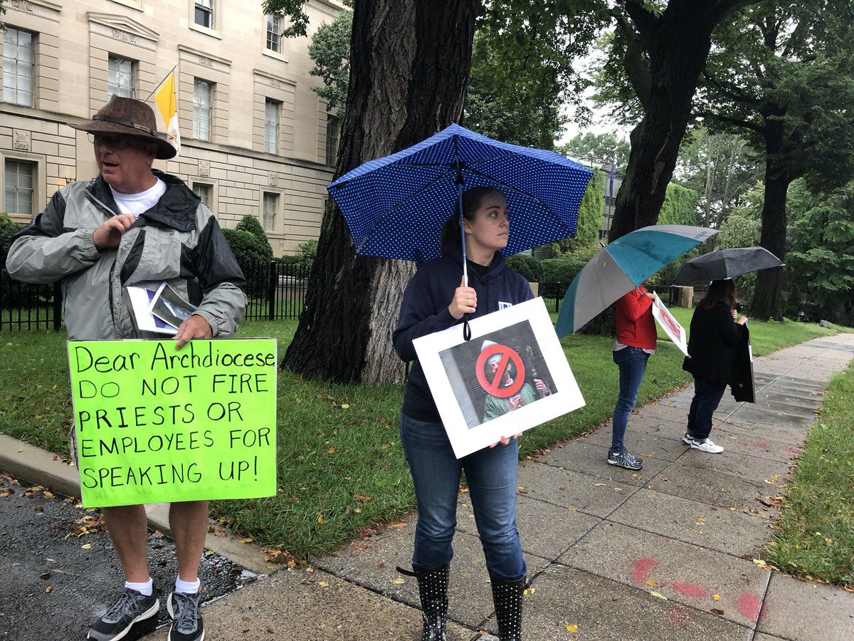 Catholic Church members protest in DC, demand for changes WTOP