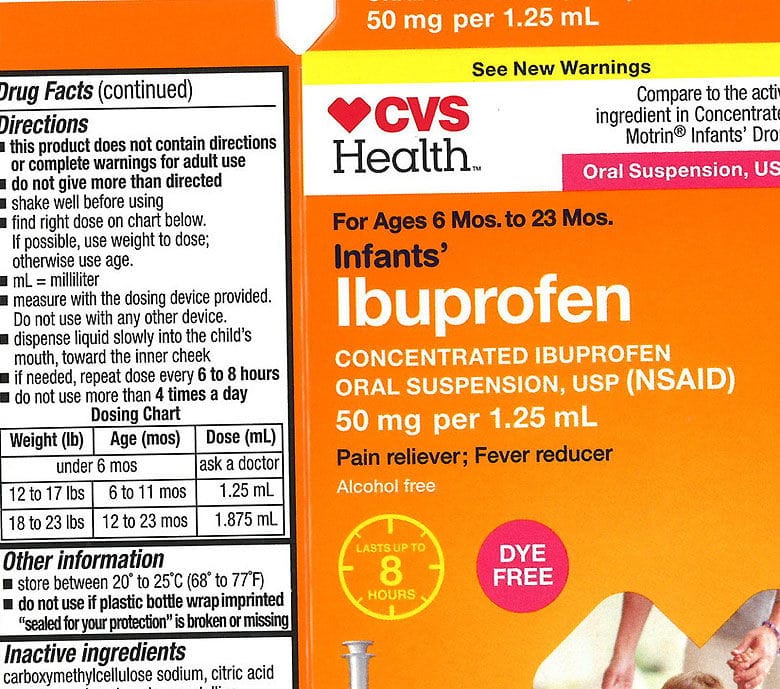 Baby ibuprofen sold at Walmart and CVS recalled by manufacturer WTOP News