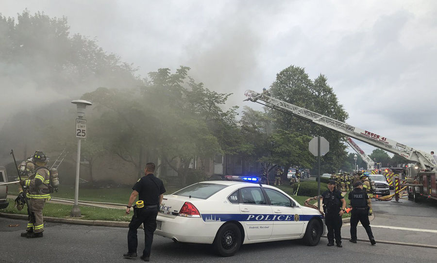 ‘Total loss’ Flames engulf 7unit townhome in Frederick, Maryland WTOP News