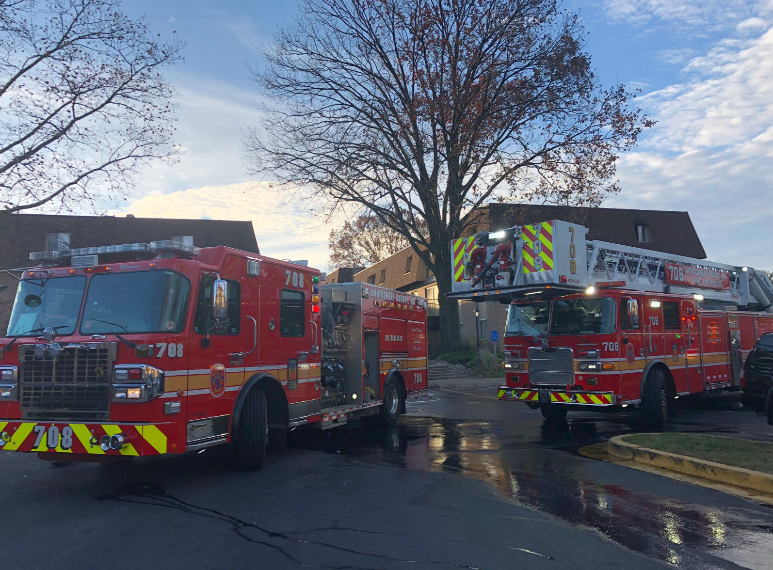 Several injured, 45 displaced after fire in Montgomery County apartment