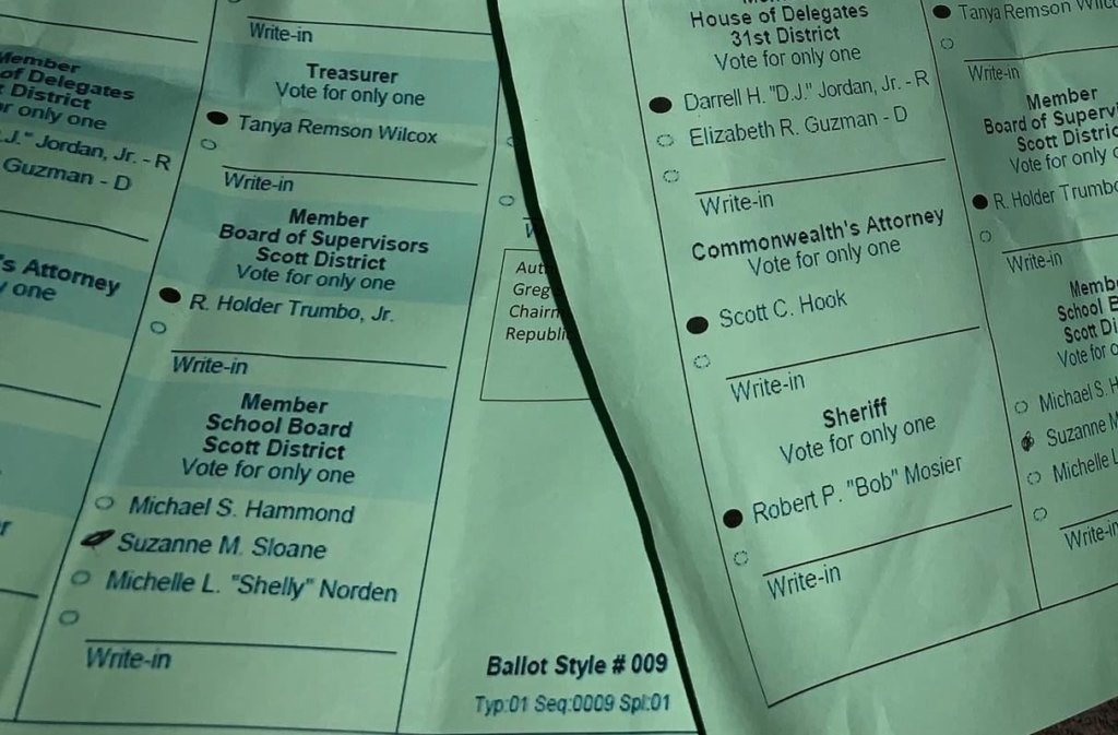 Doctored sample ballots mar Fauquier County, Va. school board election