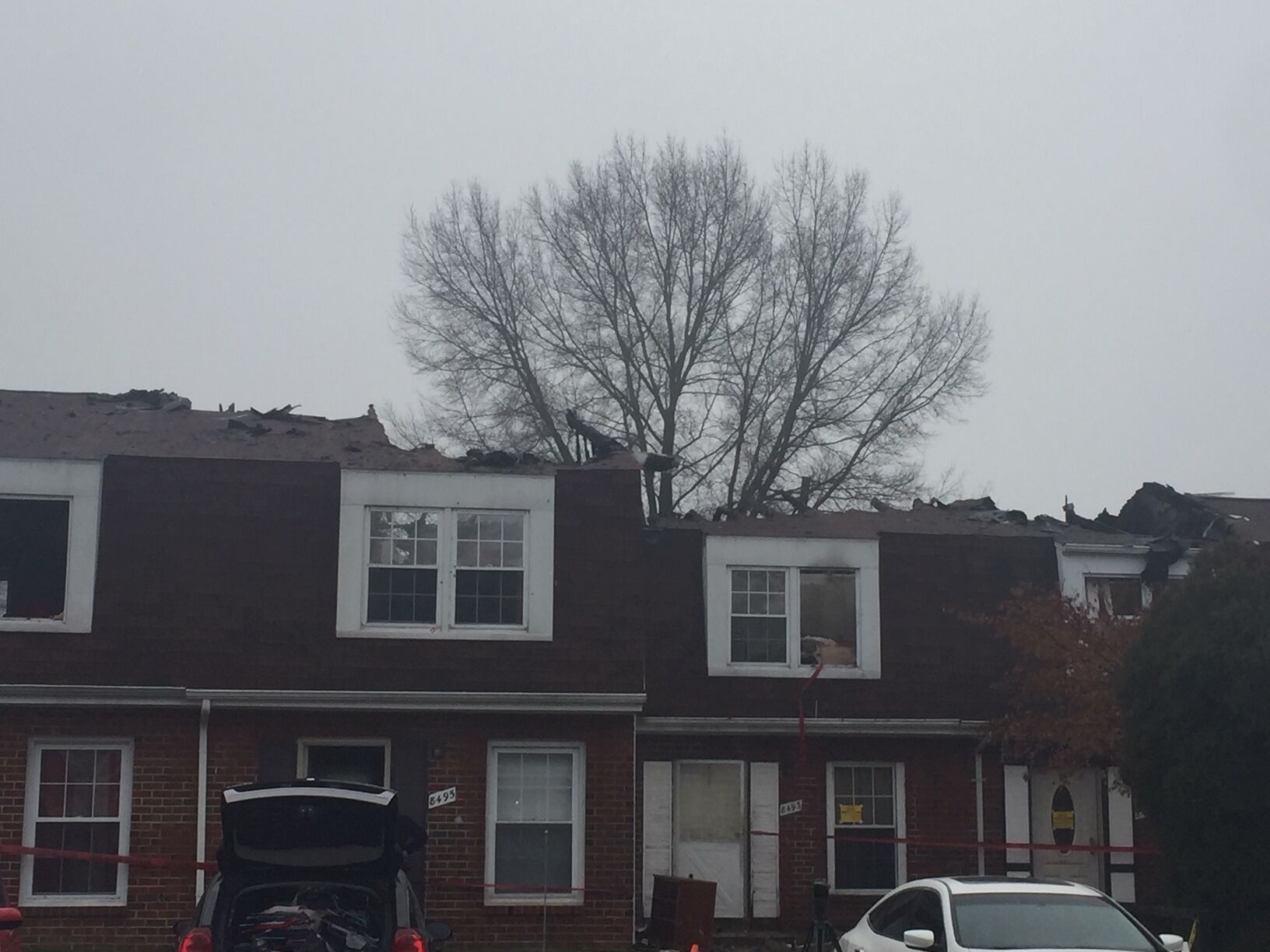 5 townhouses damaged, 10 people displaced after major fire in Anne
