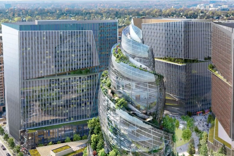 Amazon Construction on schedule for Metropolitan Park in Arlington WTOP News