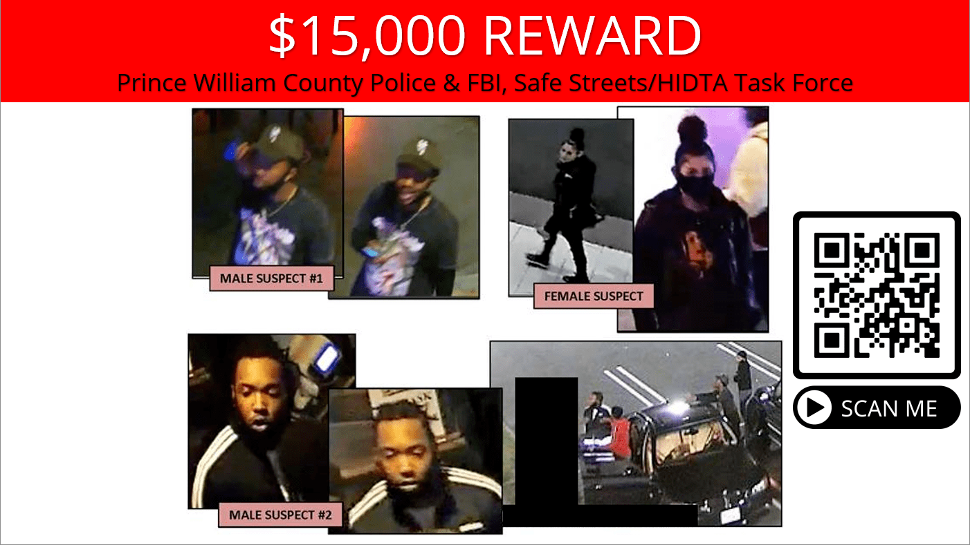 15,000 reward offered in fatal Manassas Mall parking lot shooting
