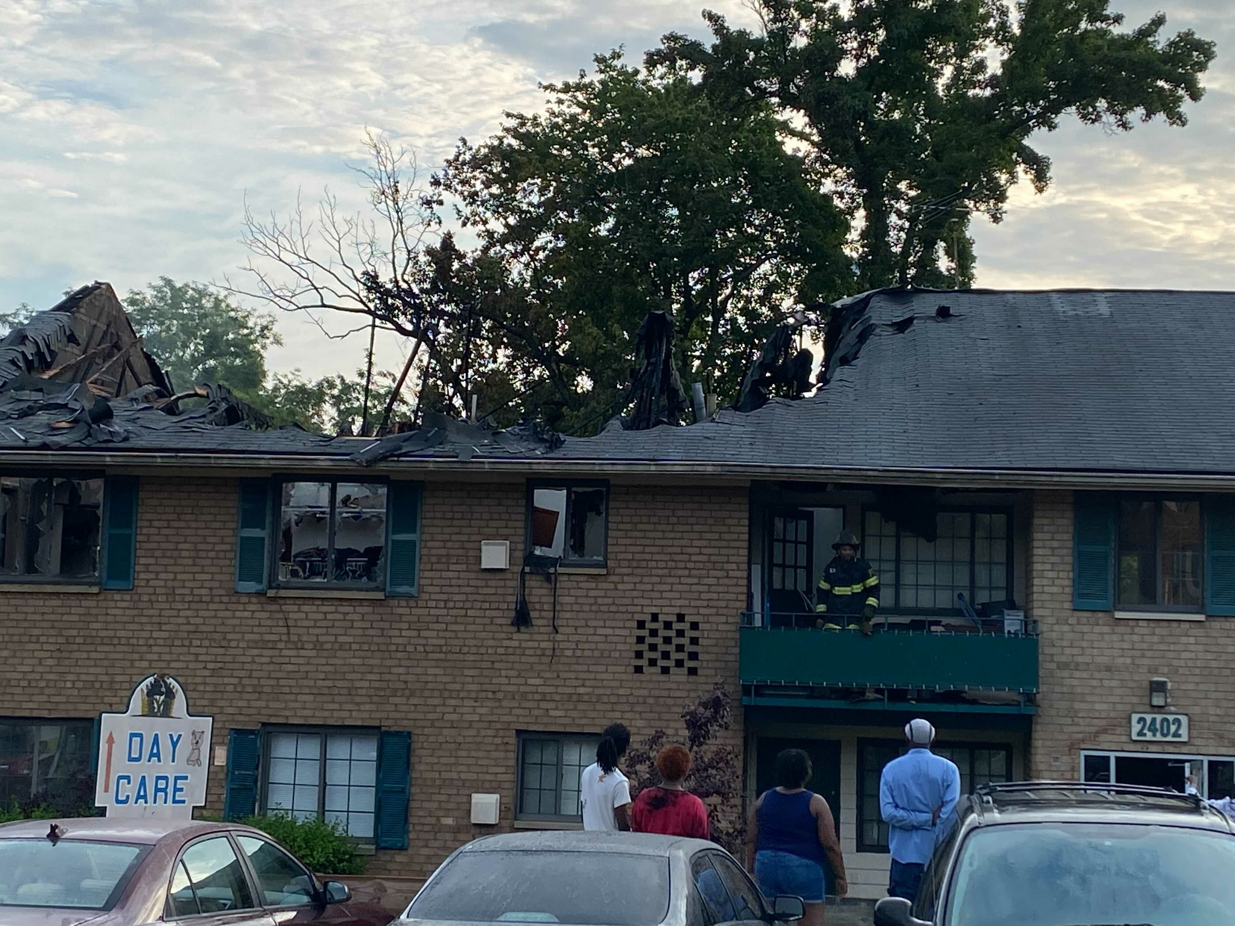 Landover apartment complex fire displaces dozens WTOP News