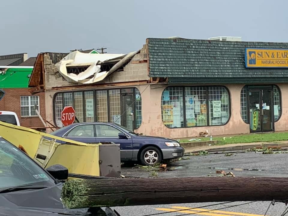 ‘Like a freight train’ Maryland tornado damages cars, buildings WTOP News